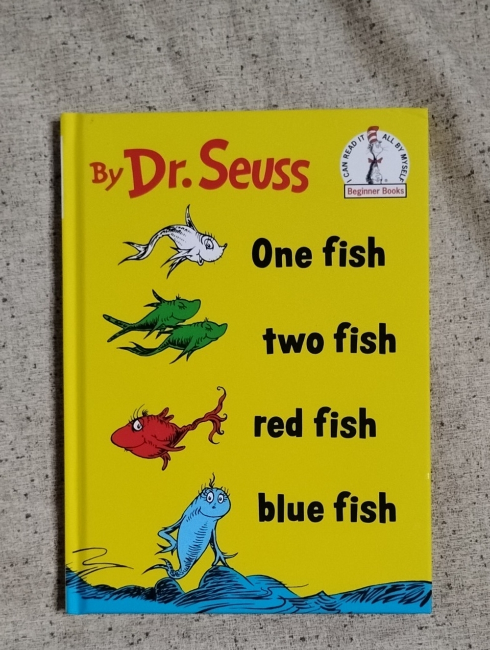 Dr. Seuss One Fish Two Fish Red Fish Blue Fish - Bright Yellow Cover